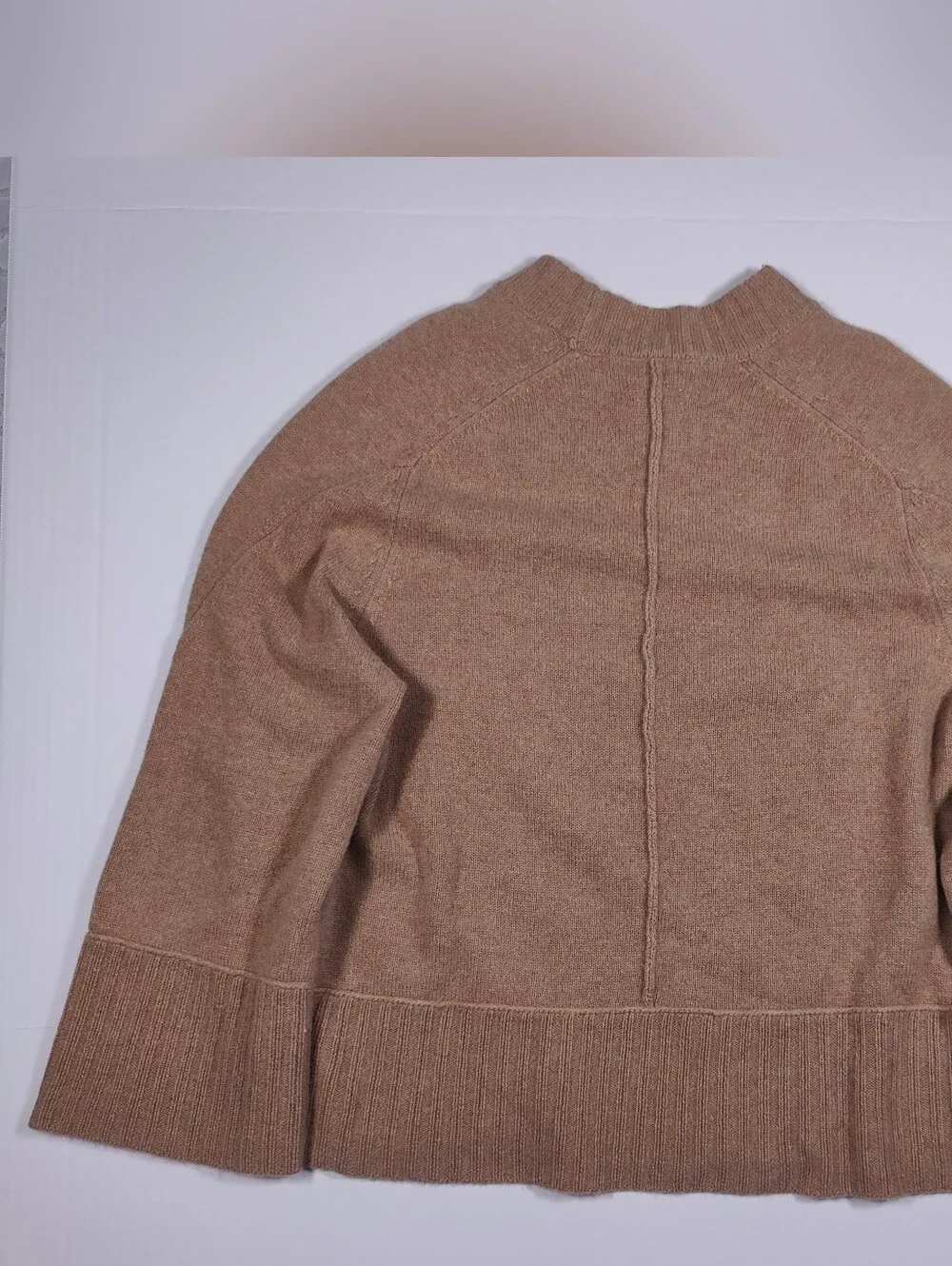 Maeve Anthropologie Beige 100% Cashmere Oversized Sweater Size XS (~M Reg)